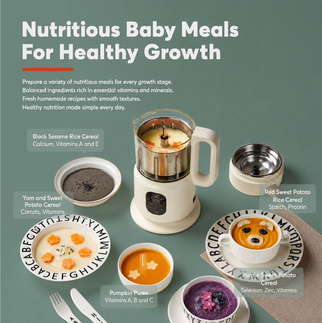 Nutritious Baby Meals infographic